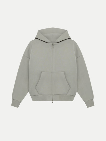 Heavyweight Oversized Zip-Up Hoodie – 450 GSM